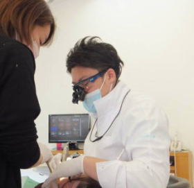 高倍率拡大鏡（ルーペ）使用画像